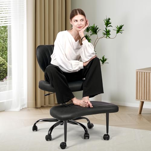 Cross Legged Office Chair, Ergonomic Criss Cross Chair with...