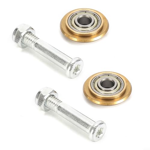 Kugellagerschneiderrad, Fliesenschneiderrad, 22 x 6 x 6 mm, Wolframkarbid-Lager, Fliesen, Keramik, Schneidrad zum Schneiden von Fliesen, Glas