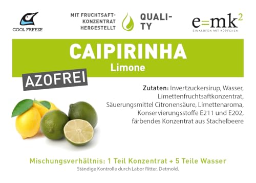 Slush Eis Sirup I Caipirinha Limone I Cocktailline I 5 L I alkoholfrei I Azo- Glycerin Frei | für Ninja Slushy Maschine | Premium-Qualität direkt vom Hersteller – Bild 5