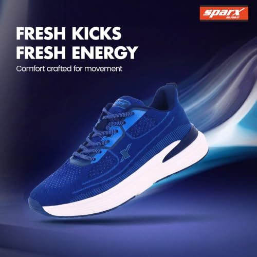 Image of SPARX Sports Shoes for Men - Lightweight, Athletic with Cushioned Comfort, Shock Absorption, Durable Grip, Flexible Sole