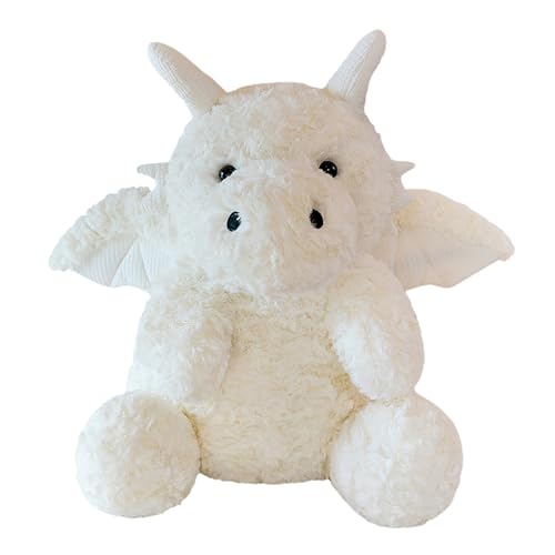 Image of SUSULF Little Flying Dragon - Cute Stuffed Animal Plush Toy - Adorable Soft Dragons Toy Plushies and Gifts - Perfect Present for Kids (White,7.87in/20cm)