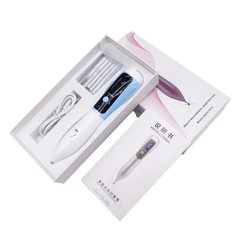 R A Products Mole Remove Laser Plasma Pen Freckle Remover Machine 9 Speed LCD Display Mole Removal Dark Spot Remover Skin Wart Tag Tattoo Remove Tool Beauty Salon Dark Spot Remover Wart