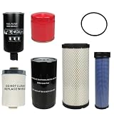 006000455F1 Fuel, Oil, Hydraulic Filter Kit Fit for Mahindra 4540 4550 Tractors Replace