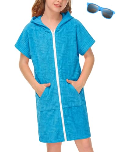 Image of BesserBay Boys Girls Swim Cover Up Terry Cloth Swimwear