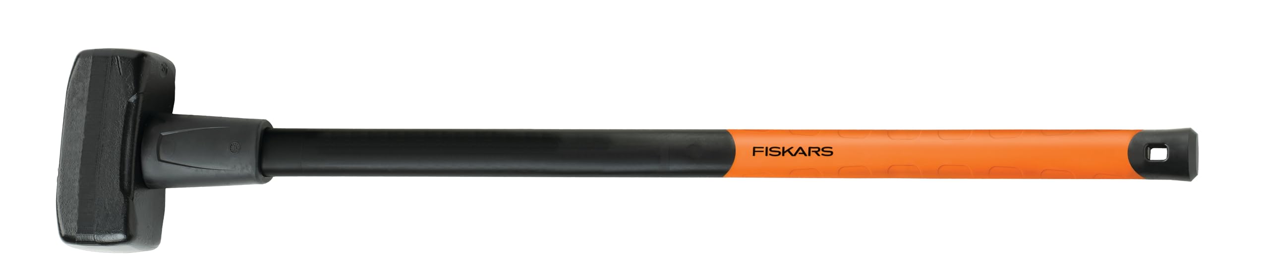 Fiskars Vorschlaghammer, Gewicht: 6,13 kg, Karbonstahl (geschmiedet), Schwarz/Orange, XXL, 1001618