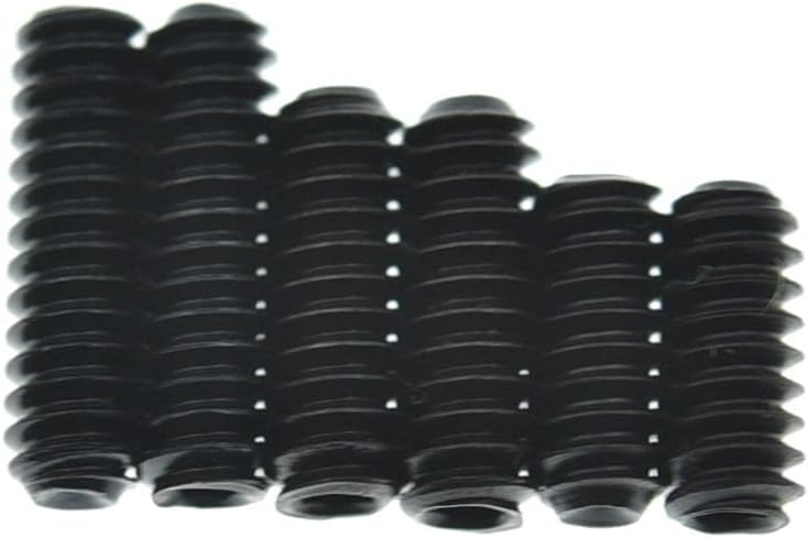 KAISH 50x Metric M3x6 Black Guitar Bridge Saddle Height Adjustment Screws for Stratocaster/Telecaster, Metric M3x6mm - Image 4