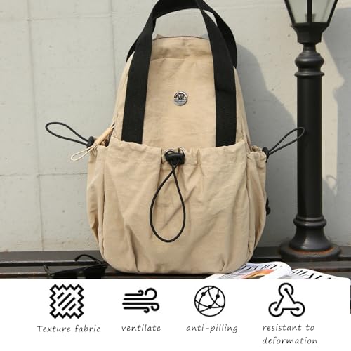 Crossbody Bags for Women，shoulder Bag For，waterproof Backpack，travel Bags，both Men and Women Can Carry It. (khaki)4