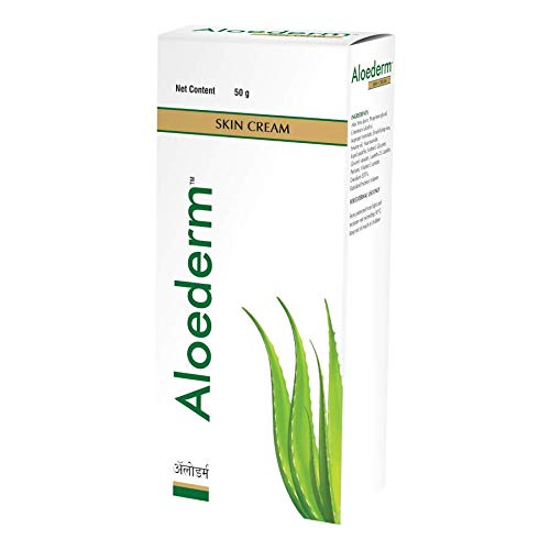 Aloederm-Skin-Cream-for-treating-Dry-Skin-Cold-Processed-Aloevera-Delays-Ageing-As-Shown-in-Image-50-gram Aloederm Skin Cream for treating Dry Skin, Cold Processed Aloevera, Delays Ageing, As Shown in Image, 50 gram