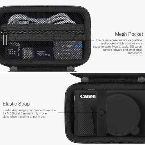 Funda rígida y silicona para Canon PowerShot SX740/SX730 miniatura 4