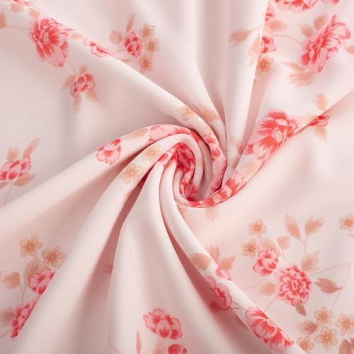 Image of Scarlet Darkness Floral Dress for Women Summer Puff Sleeve Square Neck A Line Flowy Wedding Guest Tea Party Dresses