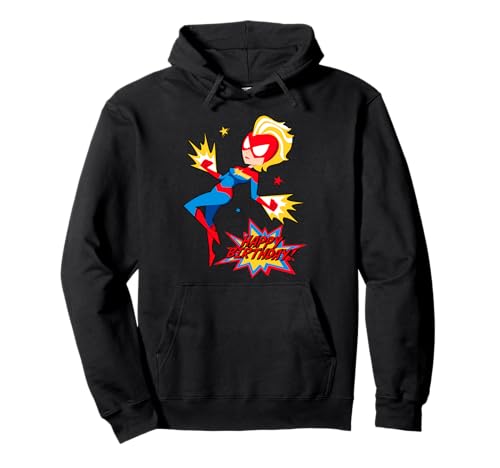 Sweat Captain Marvel Happy Birthday une idée cadeau originale pour anniversaire