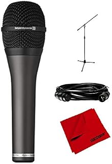 beyerdynamic TG V70d Professional Hypercardioid Dynamic Vocal Microphone (707295) with Professional Tripod Microphone