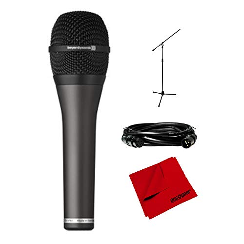 beyerdynamic TG V70d Professional Hypercardioid Dynamic Vocal Microphone (707295) with Professional Tripod Microphone