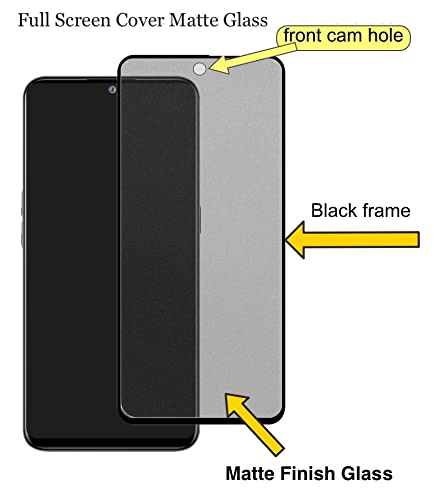 Image of FAD-E Matte Tempered Glass Screen Protector Guard Compatible for Nothing Phone 2A / 2A PLUS (Matte Transparent)