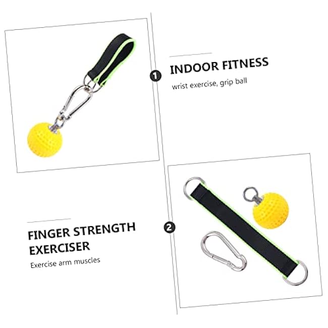 1Pair Grip Ball for Pull Up Training Hand Grip Strengthener for Forearm and Finger Exercise for Climbing and Weightlifting Ergonomic Design for Enhanced Performance