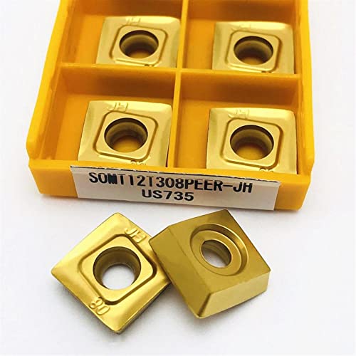 10PCS Herramienta Torno SOMT12T308 JH VP15TF Carburo CNC miniatura 6