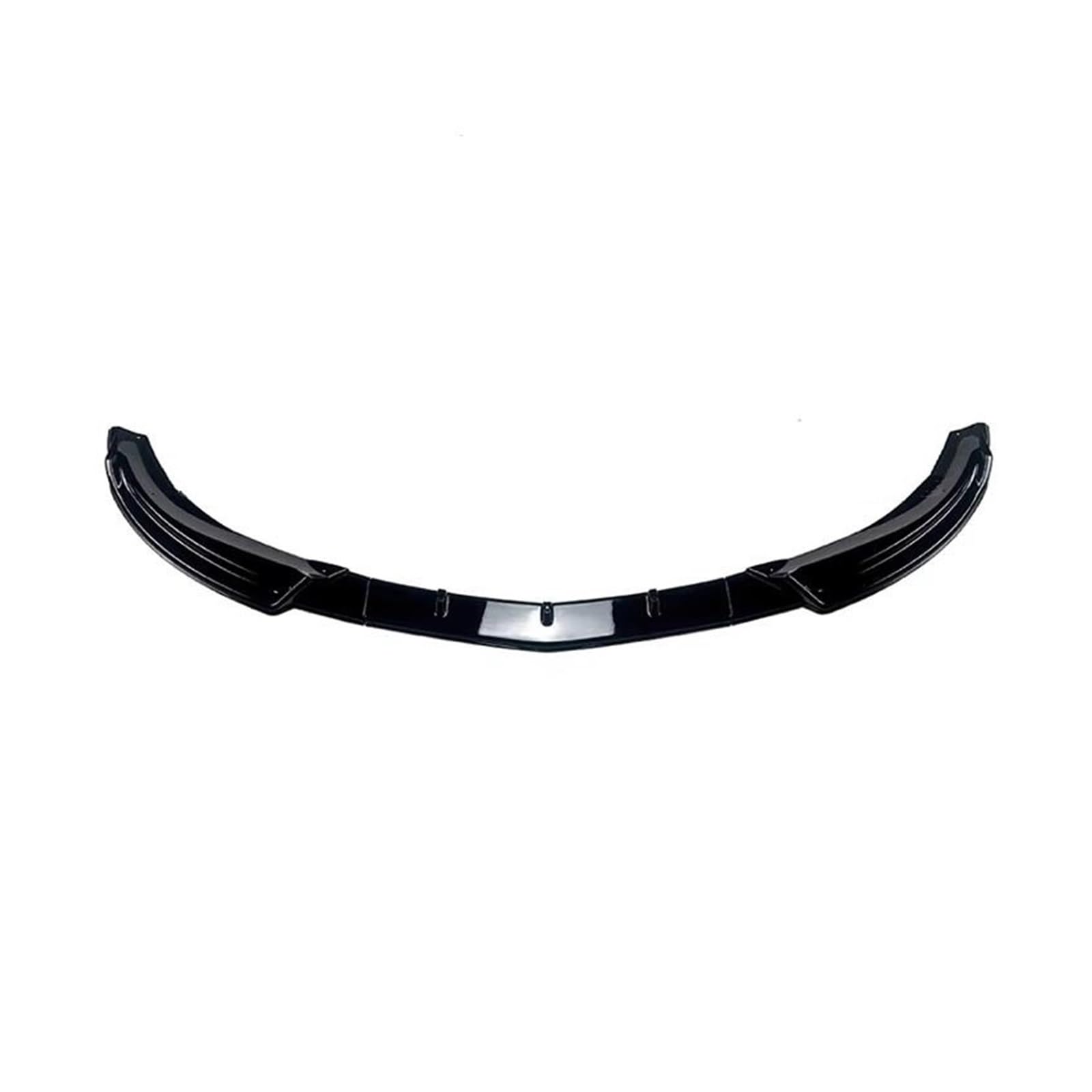 Przedni zderzak zestaw rozdzielaczy Pasuje do Benz C klasa W204 07-10 przed liftingiem standardowy dyfuzor Splitter części samochodowe akcesoria ABS przedni spojler zderzaka(Glossy Black)