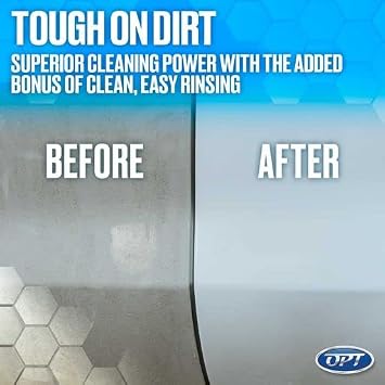 Optimum Car Wash Soap For Professional Auto Detailing or DIY Car Washing, Bucket Wash, or Use with Foam Sprayer or Foam Cannon (32 Oz)