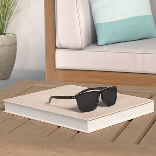 Image of Square Polarized Sunglasses for Men and Women Lightweight Frame Sun Glasses with UV Protection