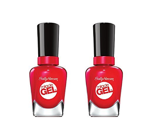 Sally HansenMiracle Gel Nail Polish - 470 Red Eye (Pack of 2)