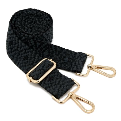Image of ZOOEASS Wide Shoulder Strap Adjustable Replacement Belt Guitar Style Crossbody Bag Handbag Strap Multicolor Canvas Straps(Wide:1.5in)(Color28)