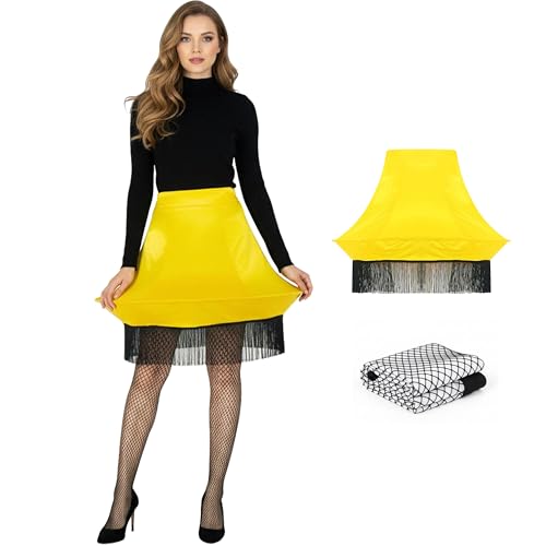 Poboola Christmas Leg Lamp Costume Women Skirt With Fish Net Stockings Xmas Story Movie Cosplay Dress Halloween Costumes XL