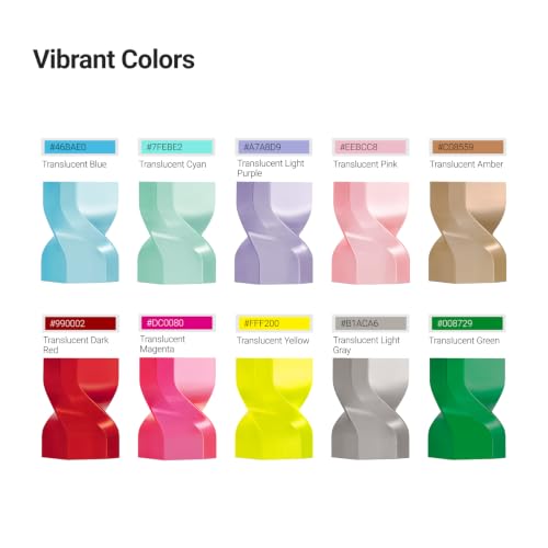 Image of Snapmaker PLA Translucent Filament 1.75mm, 3D Printer Filament 1kg(2.2lbs)