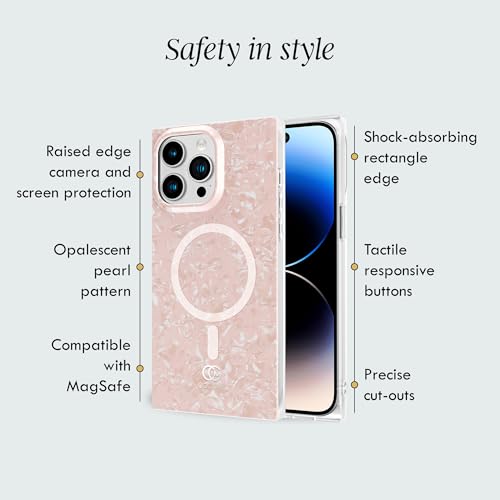 Coque carrée iPhone 13 Pro Max rose par Cocomii