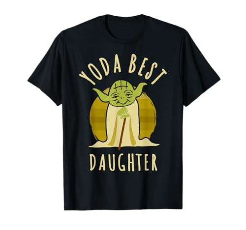 T-shirt Yoda Star Wars Best Daughter anti-irritation en coton respirant