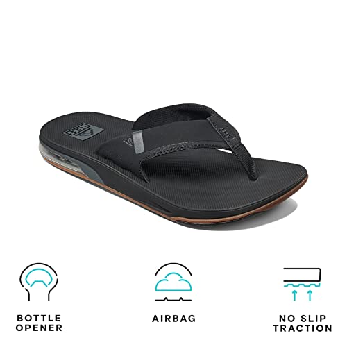 REEF Fanning Low Black 14 D (M)2