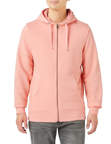 [Amazon Essentials] パーカー ジップアップ フレンチテリー 長袖 メンズ ピーチ M