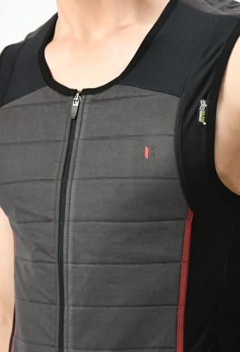 Image of Hero MotoCorp Coolvest Cooling Vest for Motorcycle Riders - Anti-Bacterial, Up to 5 Hours of Cooling, Adjustable Fit, Lightweight & Comfortable
