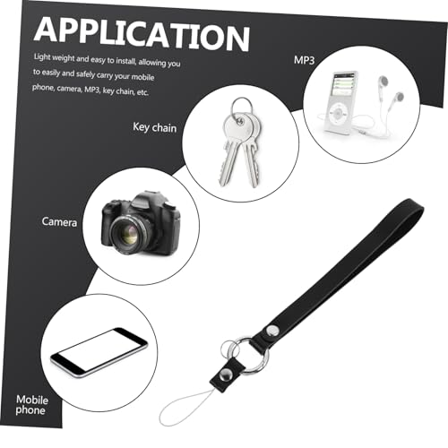 Correa de muñeca para móvil PRETYZOOM pulsera resistente negra cámara anticaídas 3