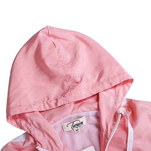 Women's Windbreaker Jacket with Hood - Lightweight Spring Jacket for Running, Hiking, Cycling2