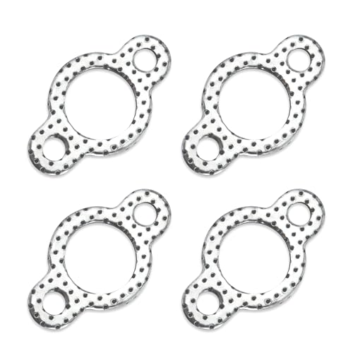 Image of 4PCS Exhaust Manifold Gasket,1.12 inch Exhaust Gasket Replacement OEM#24-041-02-5 with Two Bolt,Professional Car Accessories Exhaust Flange Gasket for CH18 CH20 CH22 CH23 CH25 Engines