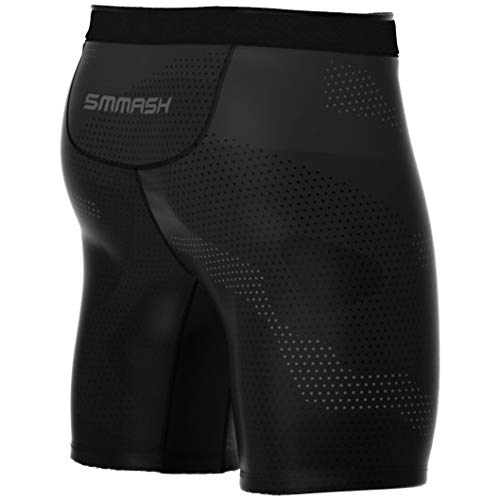 Foto von SMMASH Vale Tudo Pro Trainingshose für Herren Kurz MMA Kampfsport Boxen Sport Gym Fitness, Kurze Hose, Sporthose Kurz, Männer-Sportbekleidung, Kampfhose Fightshorts für Thaiboxen Kickboxen