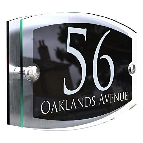 Modern House Sign with Customisation Options Cover