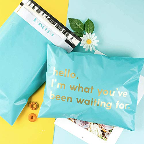 image for RUSPEPA Poly Mailer Shipping Bag with Self Sealing, Business Text Prin