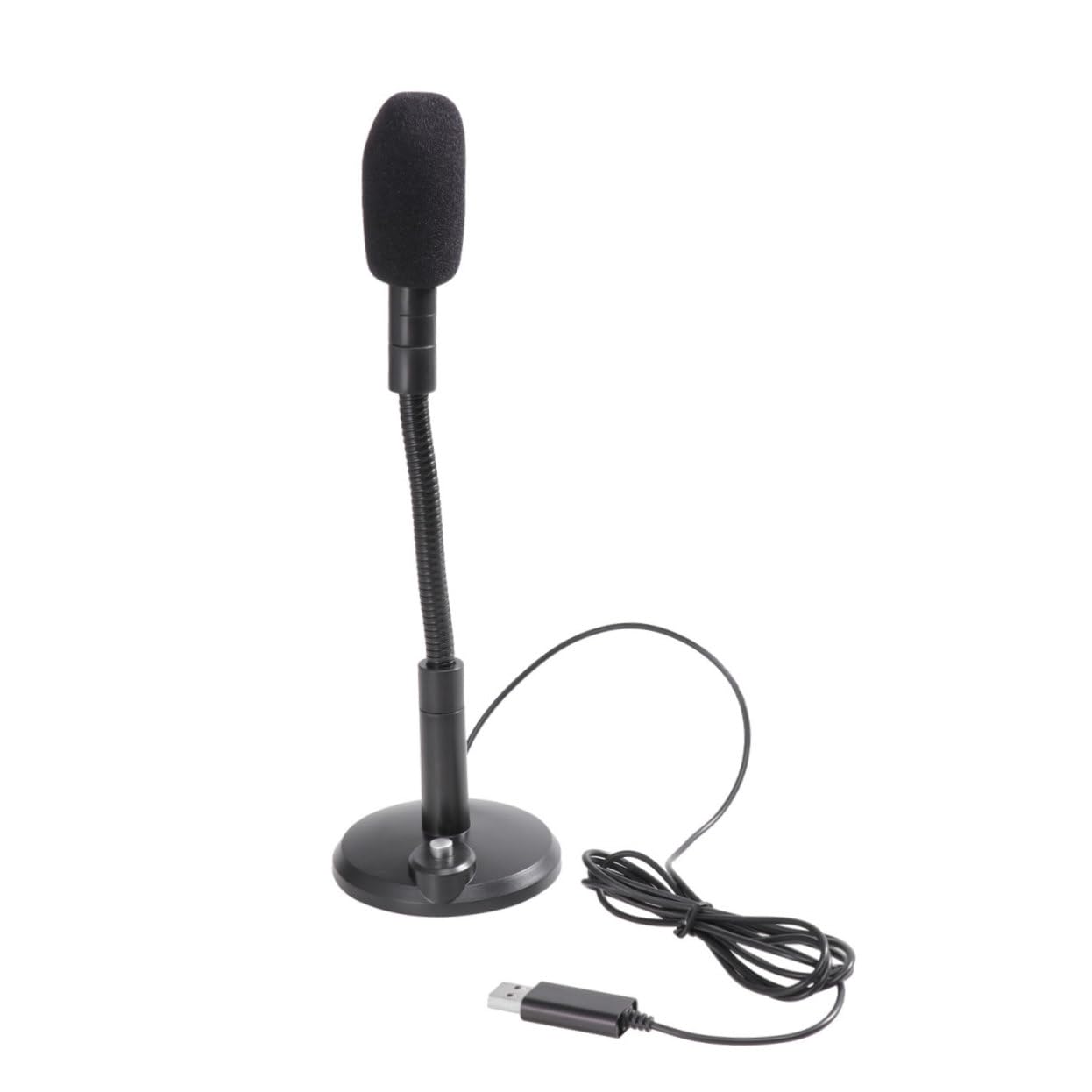 OKUMEYR 1Set USB Condenser Microphone with for Studio Recording Podcasting Live Streaming Black Designed to Minimize Background Noise Vocal Performance Easy Setup