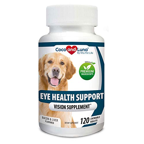 Coco and Luna Eye Support for Dogs - Vision Supplement for Dogs