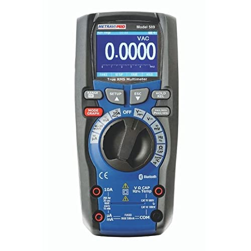 Metravi PRO 589 Digital TRMS Multimeter with Bluetooth, TFT Screen, Trend Capture, Data Logging-image-0