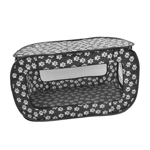 Luxshiny 折りたたみ式ポータブルペットテント 犬猫用プレイペン メッシュ通気性ドッグテント 小型犬猫の屋内外兼用ベビーサークル 実用的