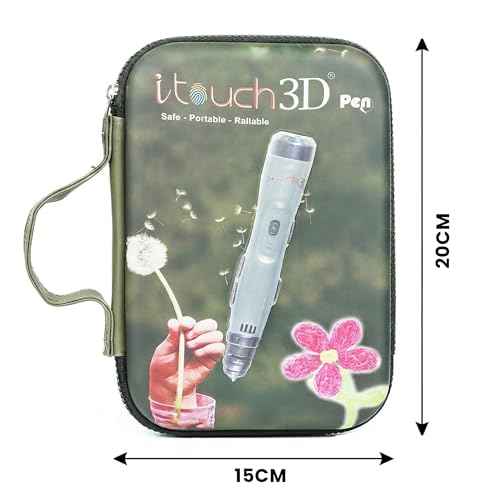 Image of WOL 3D Cartoon Printed Pencil Case with Compartments | Large Capacity Stationery Organizer Zipper Pouch, Water-Resistant Pen Holder for Girls, Boys, Kids, School, Travel & Office Use - Green