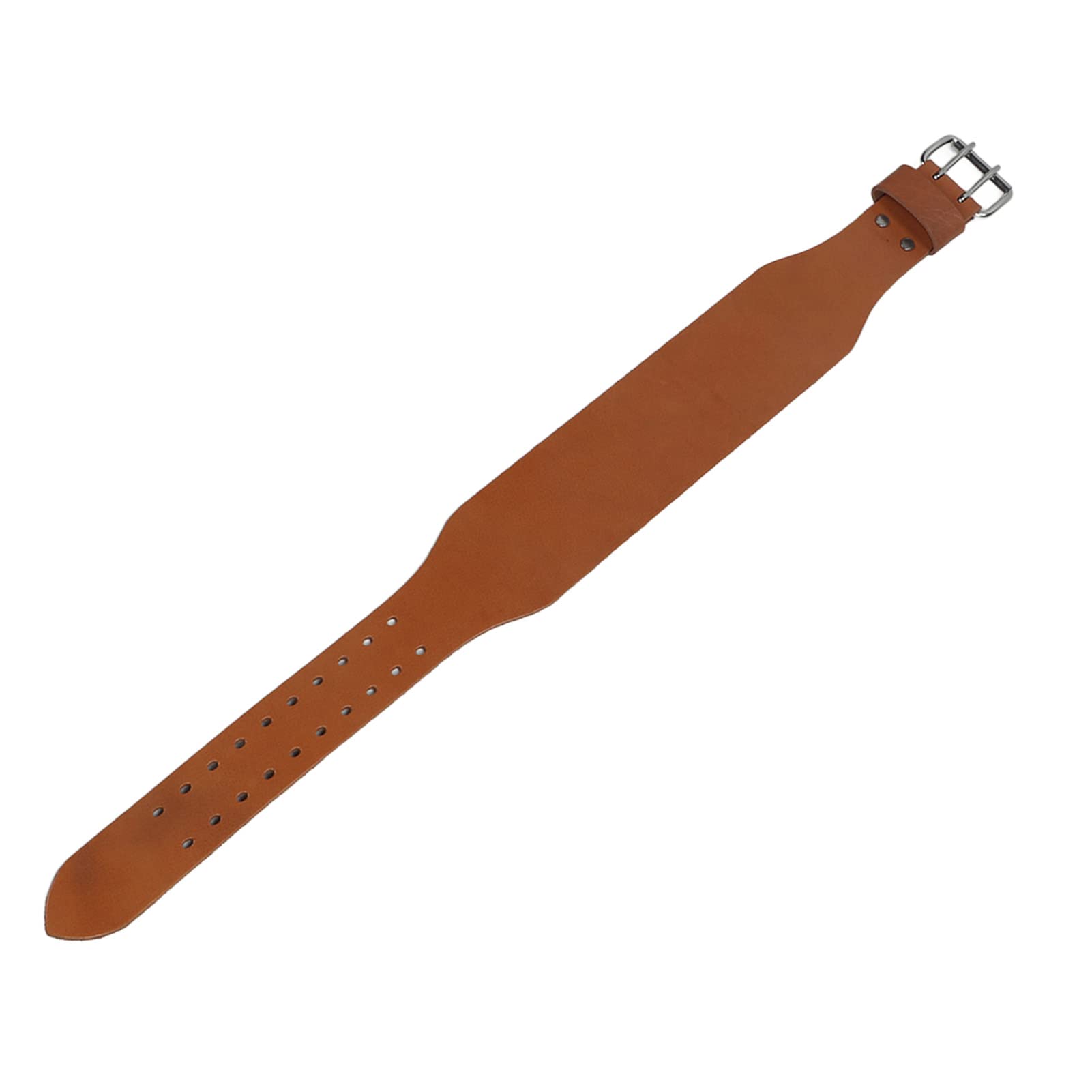Gewichthebergürtel aus Leder, Flexibel, Verstellbar, Unterstützung für Kniebeugen und Klimmzüge, für Männer und Frauen, Doppelzinken-Design, 1 Einheit