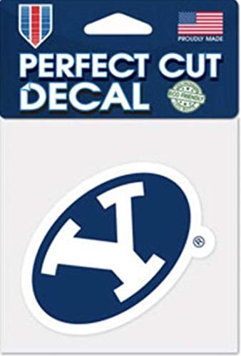 NCAA BYU Brigham Young Cougars 4" x 4" Perfect Cut Decal