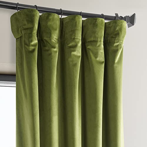 HPD Half Price Drapes Heritage Plush Velvet Curtains 96 Inches Long Room Darkening Curtains for Bedroom & Living Room 50W x 96L - Image 4