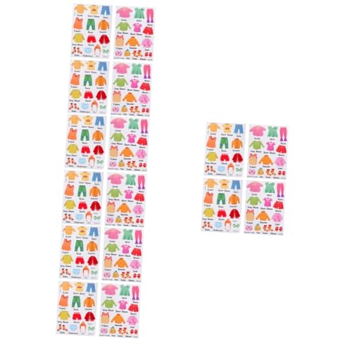 Étiquettes de classification de vêtements pour armoire et stickers décoratifs de tri - 2