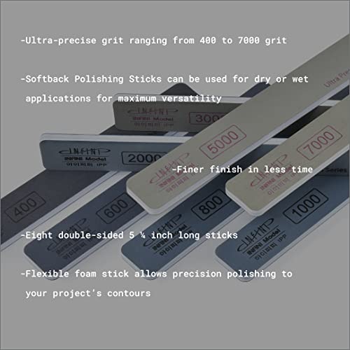 Micro-Mark Softback Polishing Sticks: Achieve Flawless Finishes On Plastic Models, Metal Crafts, 3D Sanding, Gundam, Jewelry Supplies - Premium Quality From South Korea #TOP4