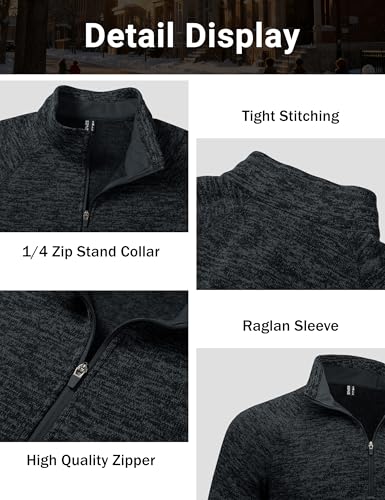 MAGCOMSEN Quarter Zip Fleece Pullover