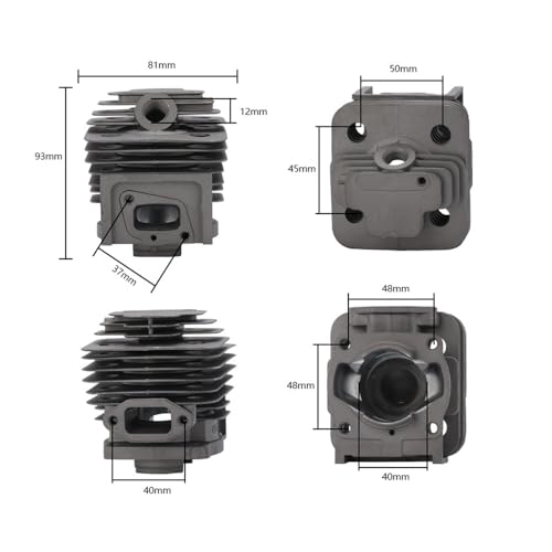 Kit cylindre-piston 40mm débroussailleuse 40-5 pièces de tondeuse